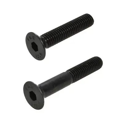 Plain Black Uncoated M5 (5mm) Metric Coarse Countersunk Socket Screw Allen • $8