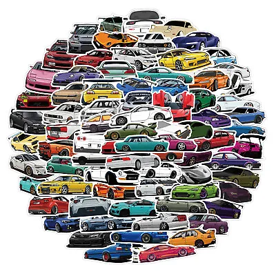 100pcs JDM Racing Car Stickers - Waterproof Cars Vinyl Stickers For Car Fans • $6.99