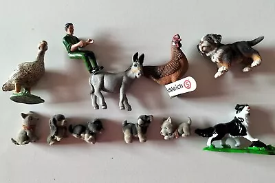 Toy Farm Animals Excellent Used Condition Cow Goat Pigs Hen • £5