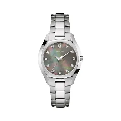 Bulova Women's Quartz Silver Watch 32MM 96P158 • $92.99