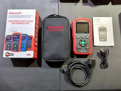 $74.99 • Buy ICarsoft Genuine Mercedes Benz I980 Professional Diagnostic Scanner Tool - Used