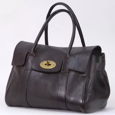 Mulberry Top Handle Brown Leather Handbag • $12.44