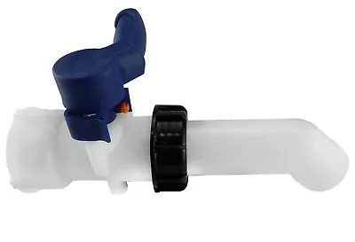 IBC S60X6 Replacement Valve For Water Storage Tank/spillage Tank With Down Spout • £16.87