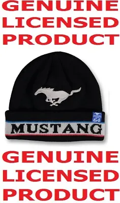 Quality Licensed Ford Mustang Racing Beanie V8 351 Skull Cap Performance Race • $23.93