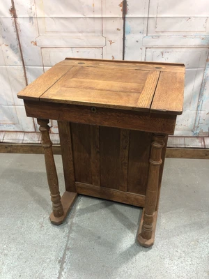 £100 • Buy Victorian Oak Teachers Desk 