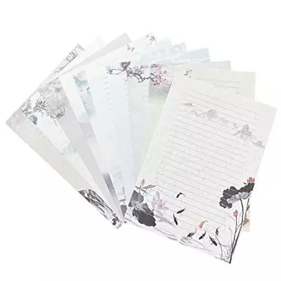 50 Vintage Stationery Paper Lined Writing Letter Paper Set A4 Size 10 Different  • $16.01