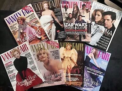 VANITY FAIR Magazine Lot Of 8 ~ 1995 To 2000 ~ Like NEW Condition ~ VINTAGE ~ A+ • $85