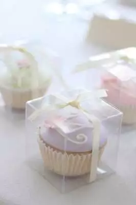Cupcake Macaron Favor Box Packaging Set Dessert With Ribbon For Food Dessert • $24