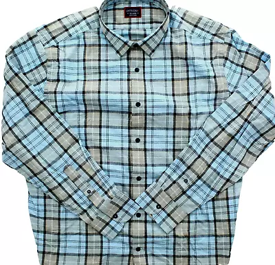 UNTUCKit Dress Shirt Regular-Fit Button-Up Casual Shirt Marcobrunn 2XL • $34.99