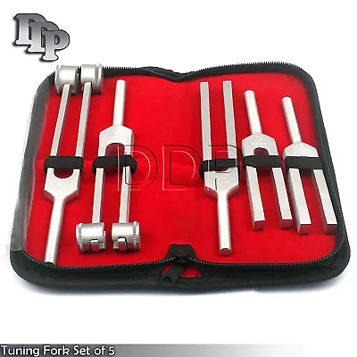 Tuning Fork Set Of 5 - Medical Surgical Diagnostic Instruments • $14.99