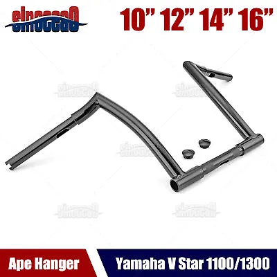 $124.99 • Buy 10  12  14  16  Rise Ape Hanger Handlebar For Yamaha Road Star V-Star 1100/1300