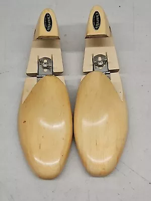 Vintage CHURCH'S English Shoes Tree Wood Adjustable Shoe Stretcher 10M EUC  • $34.95