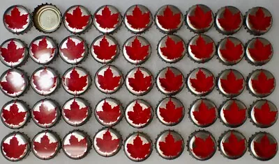 (45) Vintage Molson Breweries Of Canada Maple Leaf Beer Collectible Bottle Caps • $12.89