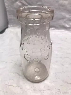 Silver Seal Meadow Gold Half Pint Milk Bottle March 1931 Patented • $9.99