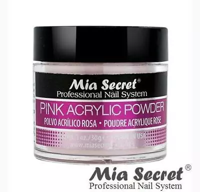 Mia Secret Acrylic Nail Powder Professional Nail System Size: 1 Oz - Pink • $8.99