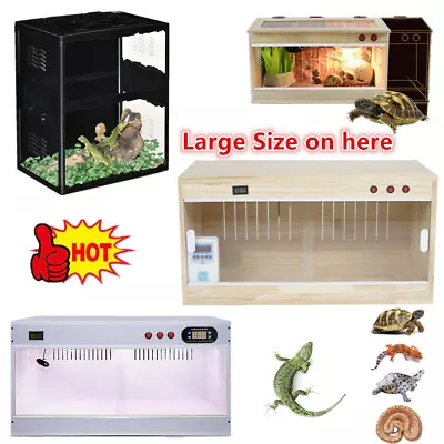 Large Reptiles Terrarium Enclosure For Bearded Dragons Lizards Snakes 4 Style AU • $355