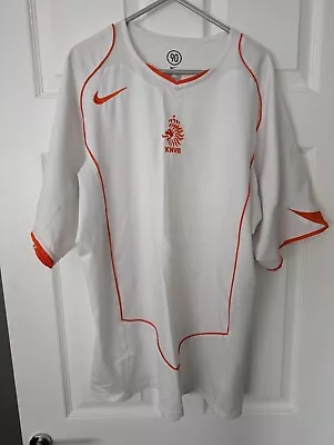 Holland - Away - Football Shirt - 2004/06 - Adults - Large - Nike - Total 90 • £30