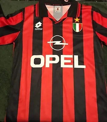 $175 • Buy Franco Baresi Personally Hand Signed Ac Milan  1994-1995 Jersey Proof