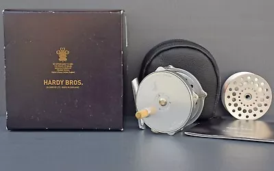 Hardy  3   Bougle Heritage Fly Reel  +  Box + Pouch + Instructions + Spare Spool • $360.56