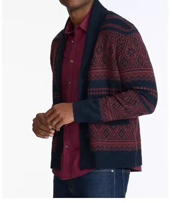 UNTUCKit Fair Isle Cardigan Sweater  Size Xl • $39