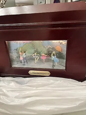 Mr Christmas Animated Holiday Symphonium With Ballroom Dancers Music Box EUC • $99