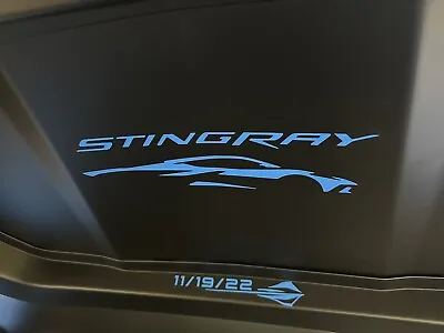 Chevrolet Corvette C8 / Z06 Stingray Insignia Custom Large Vinyl Trunk Decal • $59.95