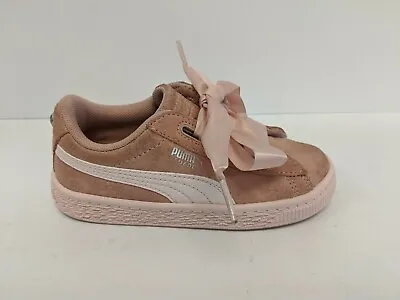 £13.30 • Buy Puma Suede Heart Jewel Sneaker, Pink, Infants 10
