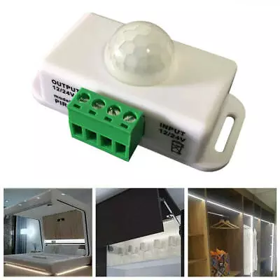 Automatic Infrared PIR Motion Sensor Detector Switch For LED Strip Light 12V/24V • $7.64