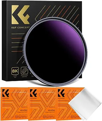 K&F Concept ND1000000 Ultra Dark ND Lens Filter 20-Stops Fixed Neutral Density • $43.99