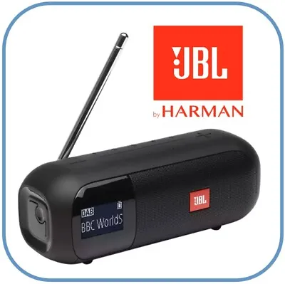 £74.90 • Buy JBL Tuner 2 - Portable DAB/DAB+/FM Radio With Bluetooth - Black