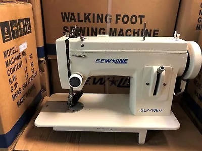 Sewline Slp-106-7 New Portable Walking Ft  Plus Extras Industrial Sewing Machine • $366