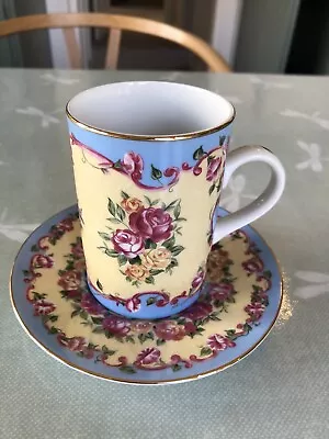 £4 • Buy Past Times Aubusson Japan Floral Porcelain Mug And Saucer