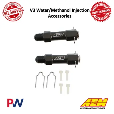 AEM 30-3313 V3 Water/Methanol Injector Nozzles Kit | Universal Pair Aluminum • $88.11
