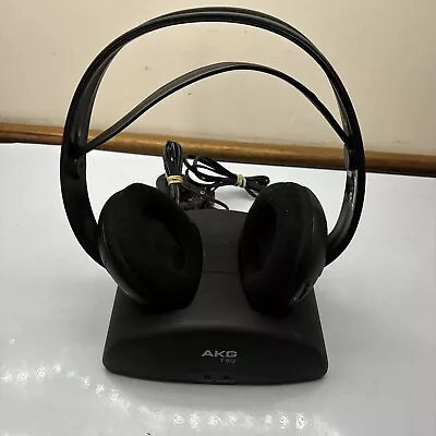 AKG T912 Wireless Headphone System RF *Works But Requires Battery Replacement* • $29.99