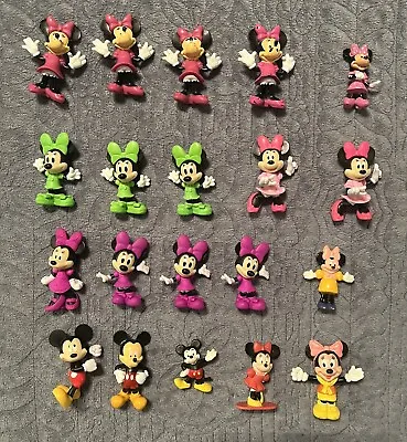 Disney Misc Figures/Cake Toppers Mickey And Minnie Lot Of 20 • $8