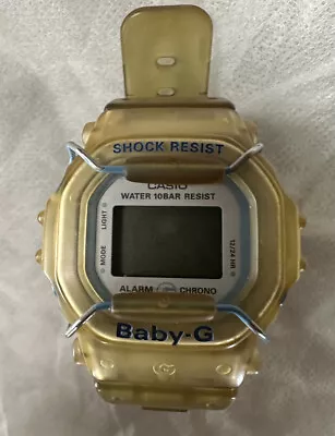 £38.57 • Buy Casio Baby-G Shock BG-360 DIGITAL Light Blue/yellow  Watch Genuine Product