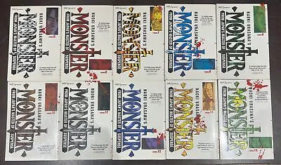 Naoki Urasawa's Monster - Viz English Lot Vol 5-10 12-15 OOP Manga • $130