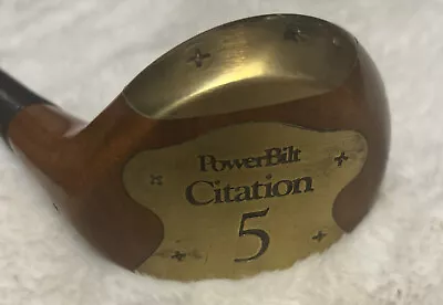 Vintage Golf Club Citation #5 HB Persimmon Power Bilt Dynasty Plus 3355b • $19.99