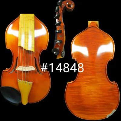 Baroque Style Song Master 7×7 Strings 14  Viola D'Amore One Piece Of Back #14848 • $1199