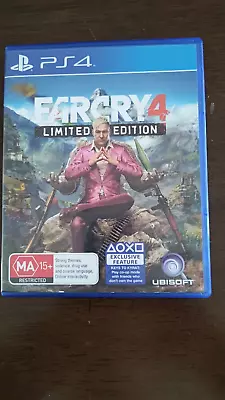 PS4 Far Cry 4 Limited Edition UbiSoft FREE SHIPPING • $8.69