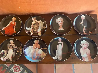 Marilyn Monroe 8 Plate Set Up Close & Personal Milton Greene Bradford Exchange  • $99