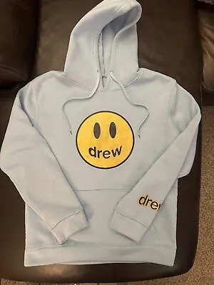 DREW HOUSE SKY BLUE  Mascot Hoodie Size Small Justin Bieber • $41