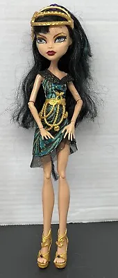 Monster High Cleo De Nile Frights Camera Action Black Carpet Doll 2013 • $29.95