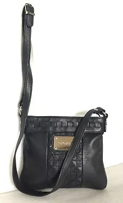$129 • Buy OROTON Black Leather Cross Body/Shoulder Bag / Handbag