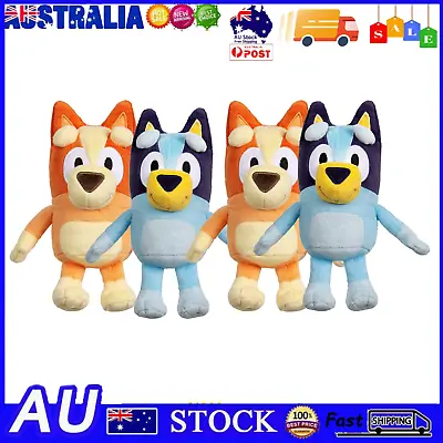 2PCS Kids Bluey &Bing O Plush Doll Cartoon Animal Soft Stuffed Toy Birthday Gift • $18.69