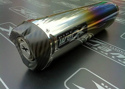 Suzuki GSXR 1000 05-06 K5 K6 Colour Titanium Tri Oval Carbon OutletExhaust Can • $1208.66