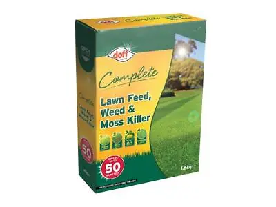 Doff Complete Lawn Feed Weed And Moss Killer 1.6kg Garden Care  • £10.39