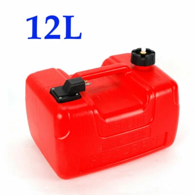 $58 • Buy 3.2 Gallon 12L Portable Outboard Fuel Tank Marine Boat Fuel Tank W/ Connector