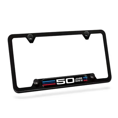 BMW 50th Anniversary M License Frame Plate Cover 82-11-5-A75-DA6 • $34.99