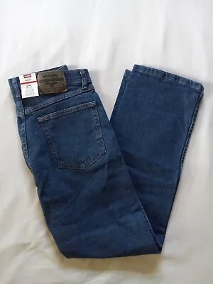 Men's Wrangler Regular Fit Comfort Flex Waistband Denim Blue Jeans 32x30 New • $24.95